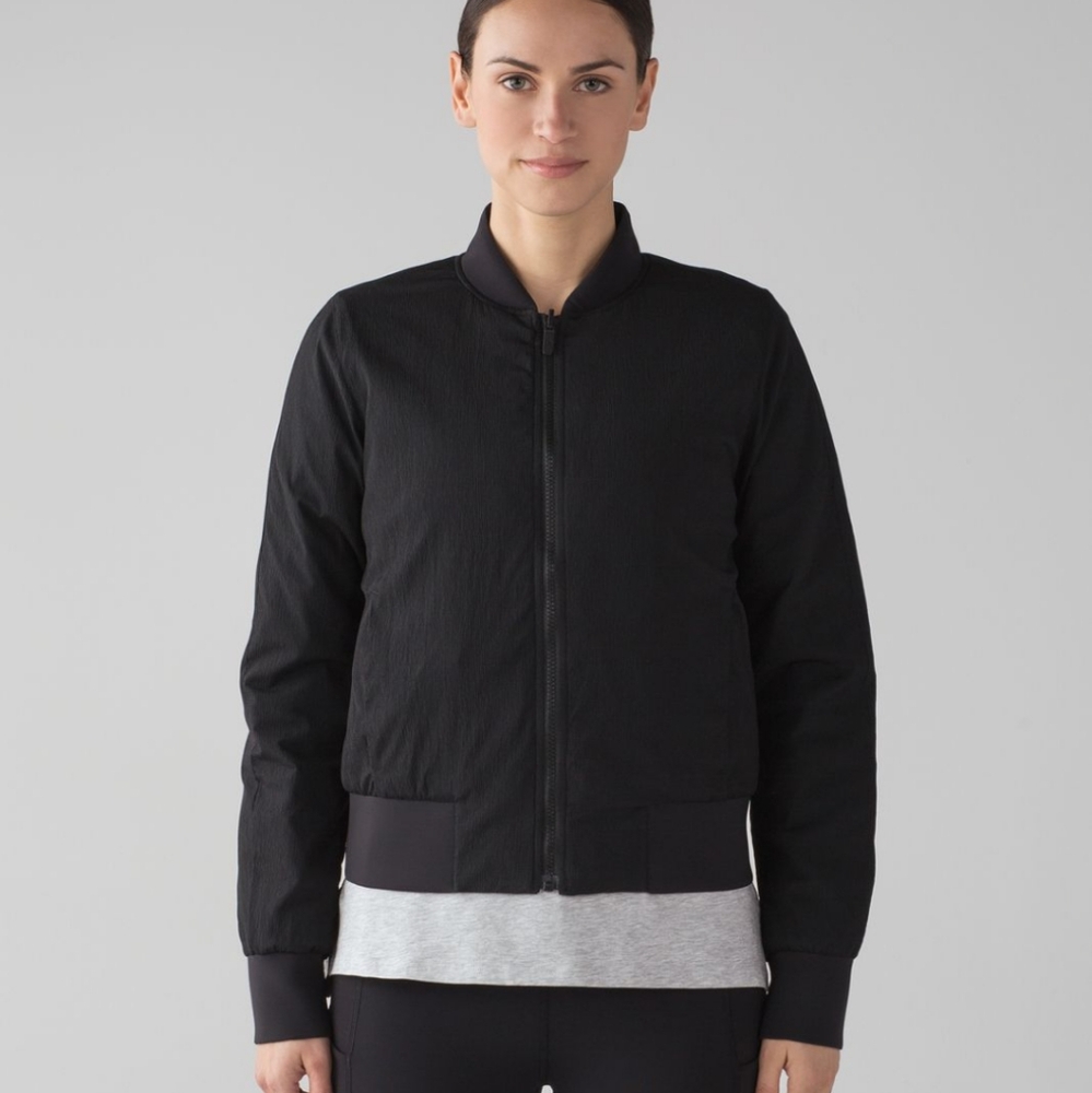 Non Stop Lululemon Reversible Bomber Jacket